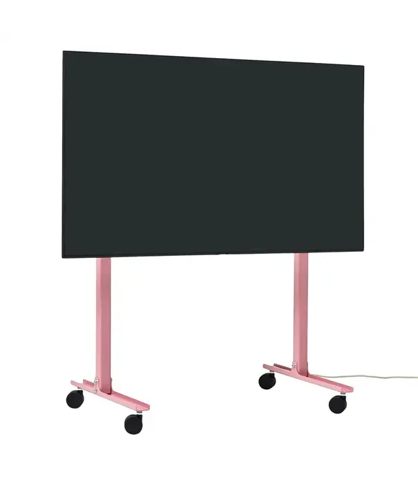 Pedestal Straight Rollin' TV Stand