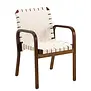 Artek Aalto Armchair 45 walnut birch, with natural/white webbing