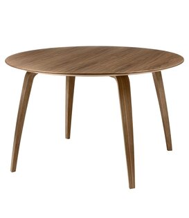 Gubi Dining Table Round walnut Ø120 / Sale