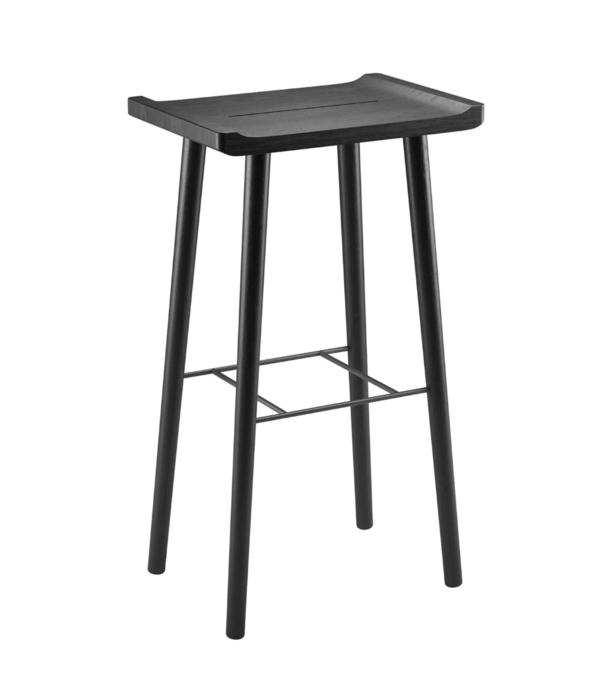 Ekta Living Ekta Living Scala Bar Stool oak H74