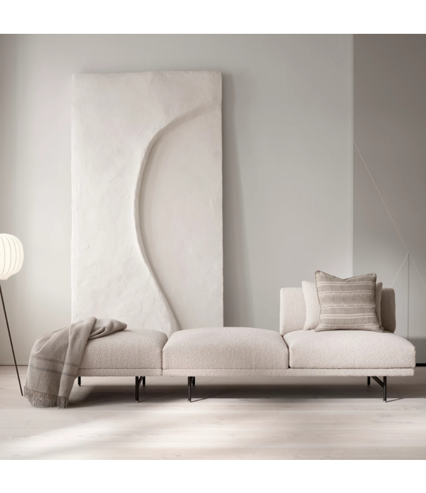 Vipp  Vipp - 632 Chimney 3 seater sofa Wavey off white - light grey