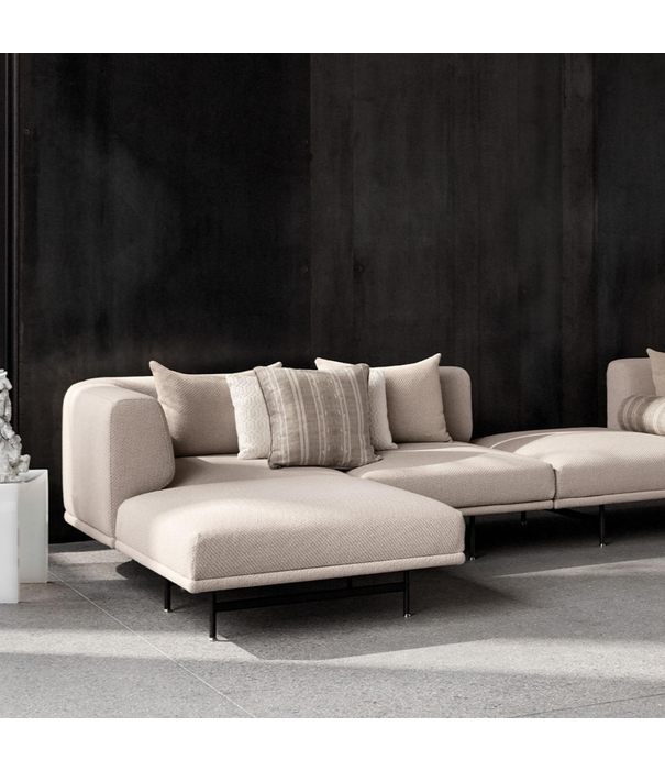 Vipp  Vipp 632 Chimney 3 seater sofa Bark Off White - light grey