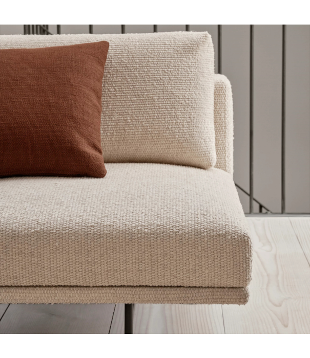 Vipp  Vipp 632 Chimney 3 seater sofa Bark Off White - light grey