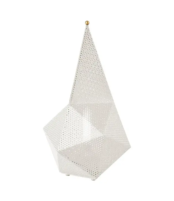 Gubi  Gubi Bagdad portable lamp, steel - cream white