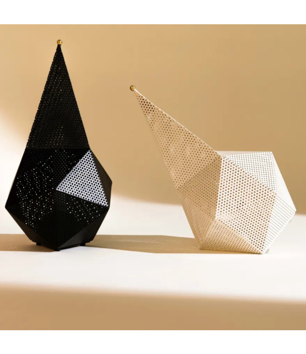 Gubi  Gubi Bagdad portable lamp, steel - cream white