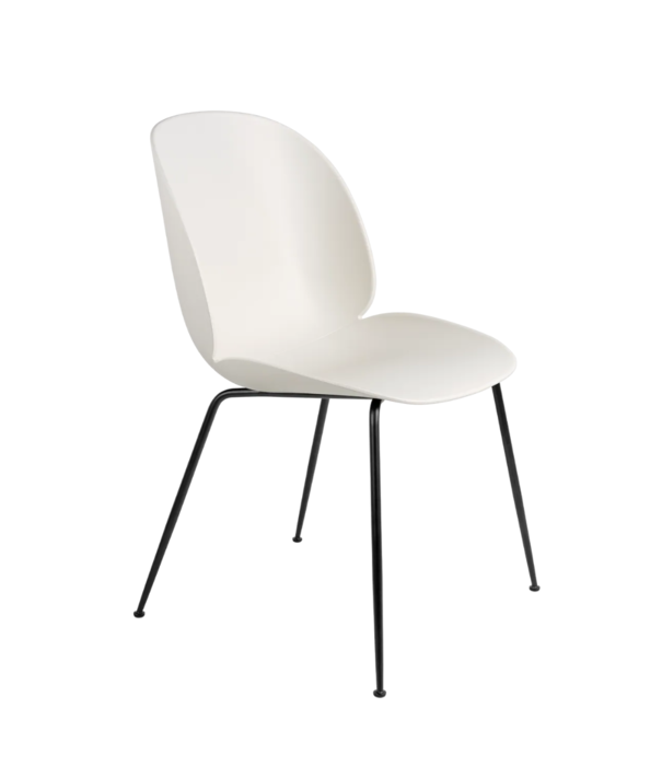 Gubi  Gubi Beetle Dining Chair alabaster white, recycled plastic