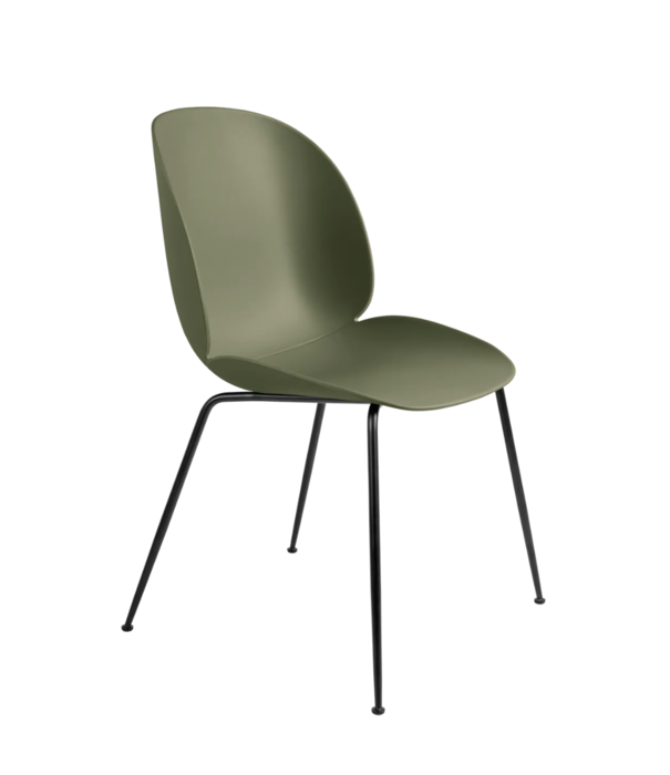 Gubi  Gubi Beetle Dining Chair Fern Green, recycled plastic