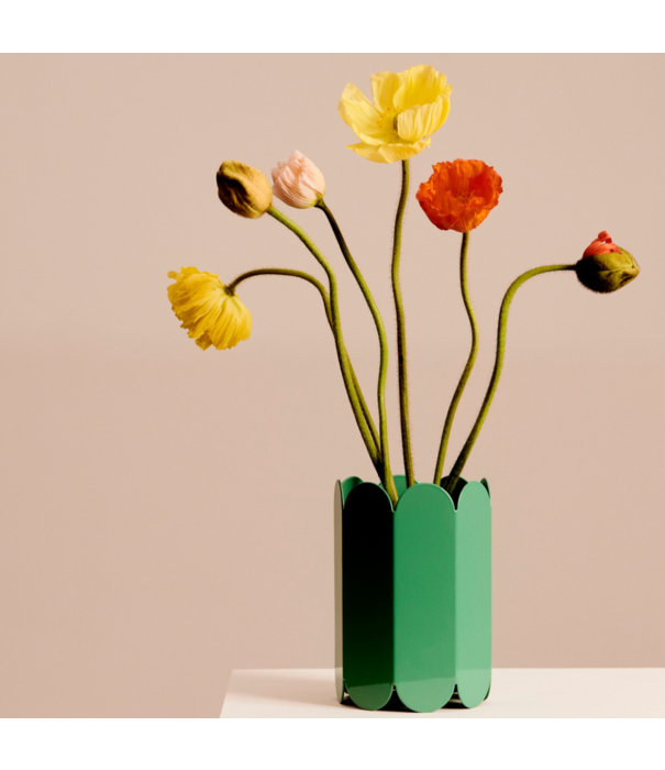 Hay  Hay Arcs Vase Small Green