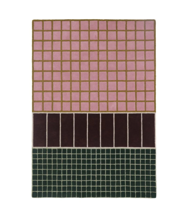 Finarte Finarte Baden Vloerkleed Wol Pink