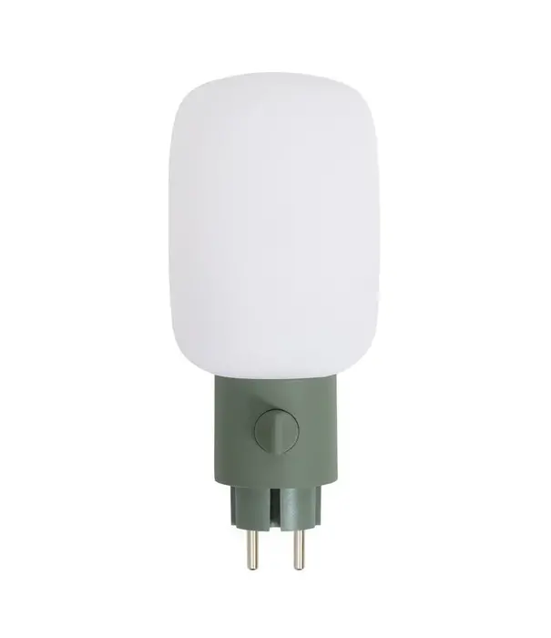 Pedestal Pedestal Plug-in lamp with dimmer, polycarbonate