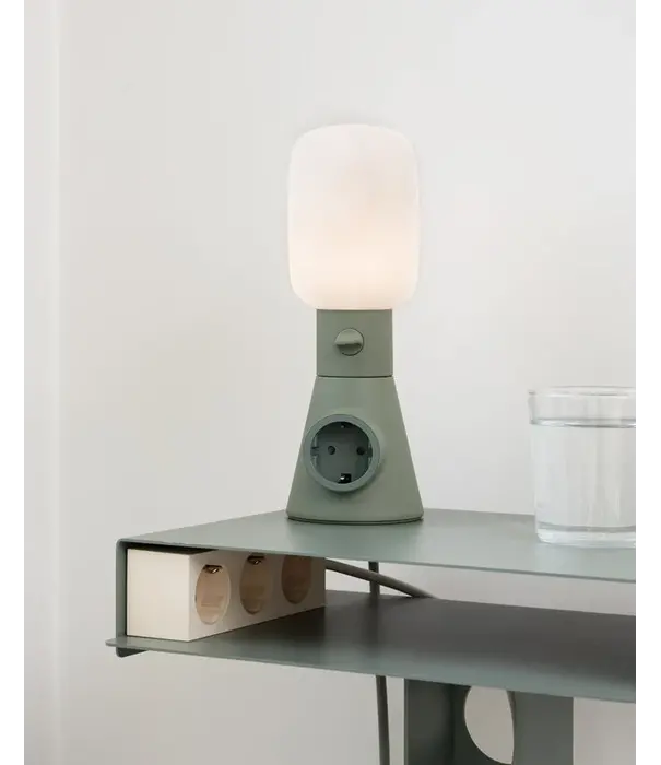 Pedestal  Plug-in lamp with dimmer