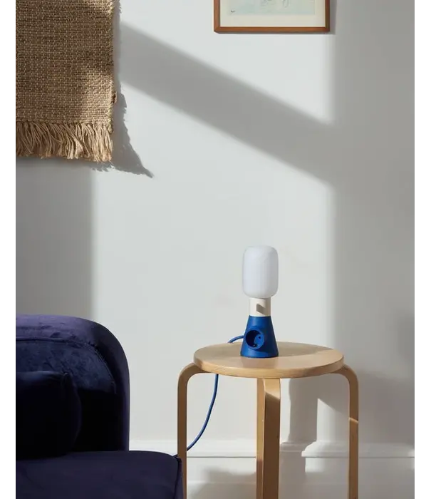 Pedestal Pedestal Plug-in lamp met dimmer, polycarbonate