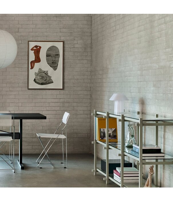 Hay  Hay Woody Low Kast gezeept eiken, almond white