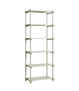Hay Woody Column Shelving High smokey grey beech