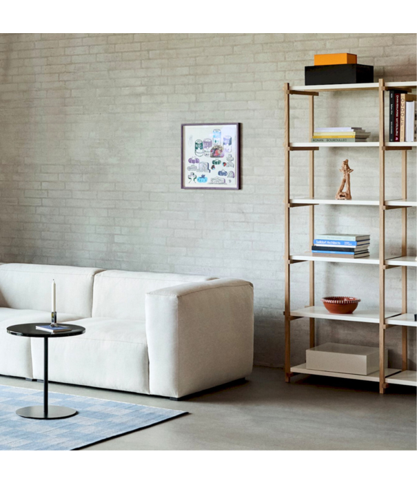 Hay  Hay Woody Shelving Low soaped oak, clear glass