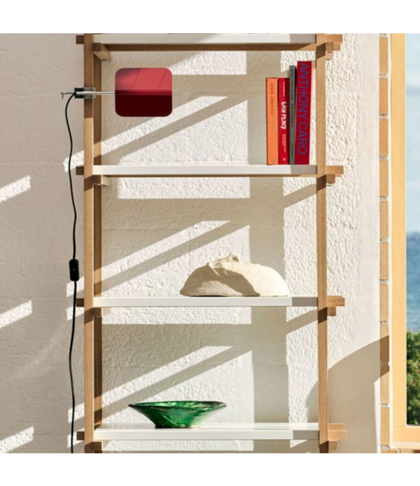 Hay  Hay Woody Stellingkast High eiken frame,  wit