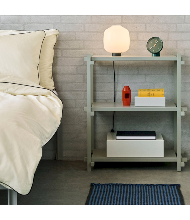 Hay   Woody High Stellingkast gezeept eiken frame, almond wit