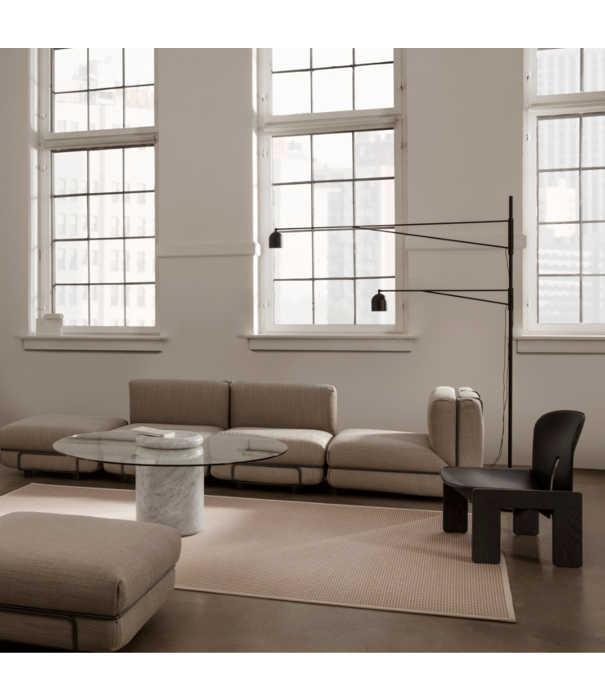 Karakter Karakter Copenhagen Scarpa 925 lounge chair ash, saddle leather