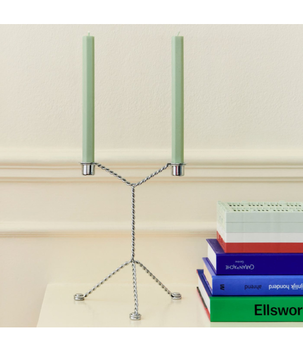 Hay  Hay Wire Candlestick / steel