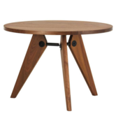 Vitra Gueridon Dining Table solid oiled American walnut