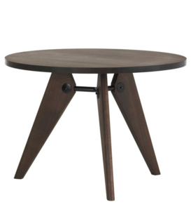 Gueridon Dining Table solid dark oak