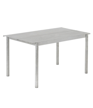Muuto Linear Steel Table warm galvanized 140cm