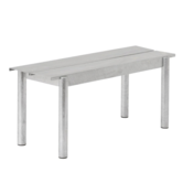 Linear Steel Bench warm galvanized 110