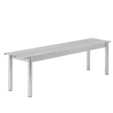 Linear Steel Bank warm galvanized 170