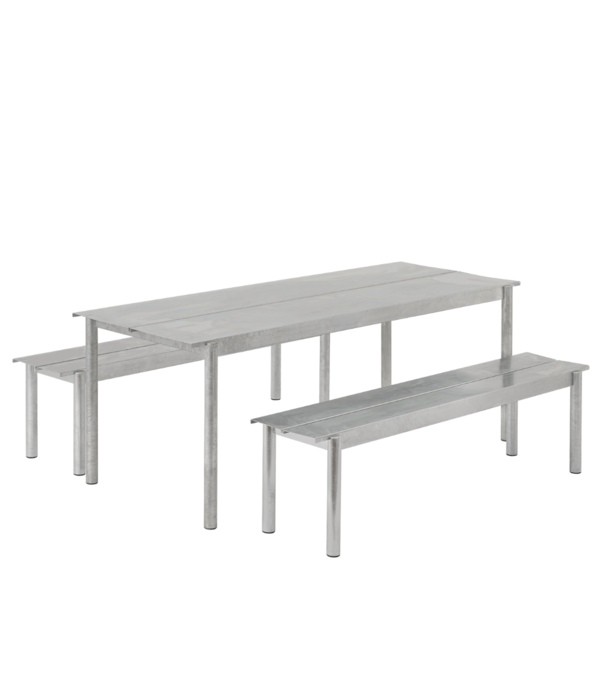 Muuto Linear Steel Bench warm galvanized 110