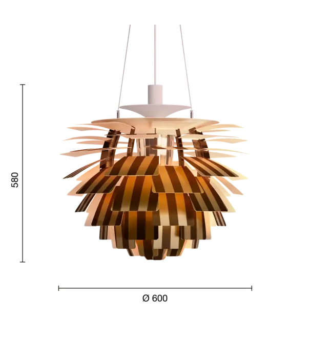 Louis Poulsen  Louis Poulsen / Fendi-Casa - PH Artichoke, Pequin stripes Ø60