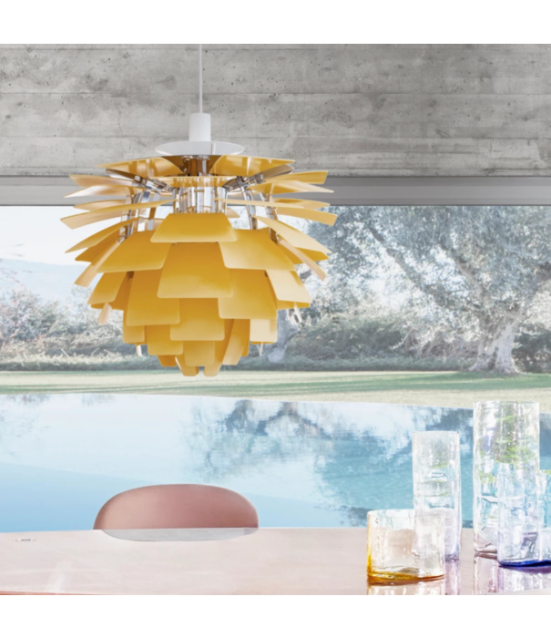 Louis Poulsen  Louis Poulsen / Fendi-Casa - PH Artichoke, Yellow Glass Ø60