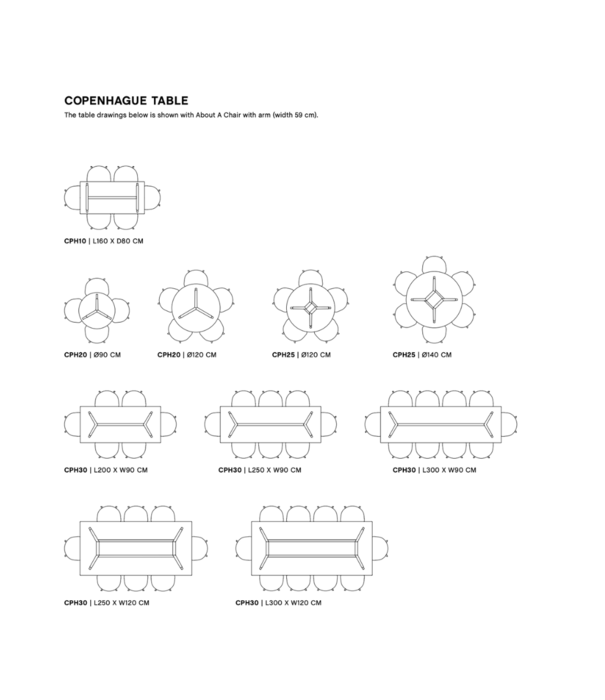 Hay  Hay CPH 30 2.0 Dining Table natural oak 200 x 90