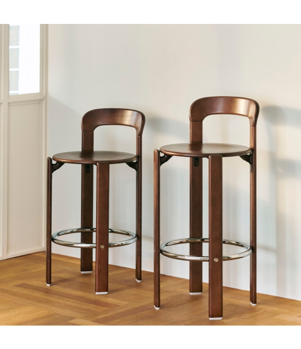 Hay  Hay Rey Bar Stool Low cream white beech