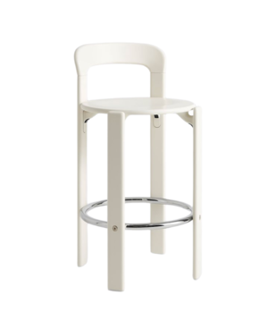 Rey Bar Stool Low cream white