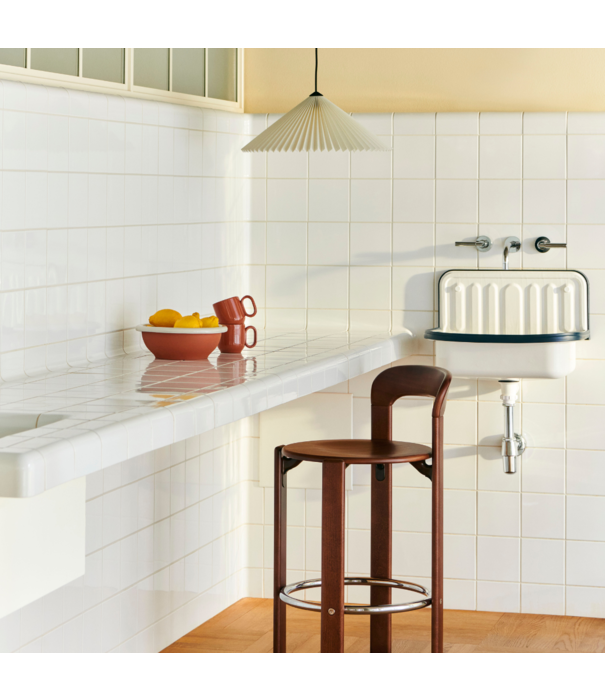 Hay  Hay Rey Bar Stool High cream white beech H75