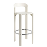 Rey Bar Stool High cream white H75