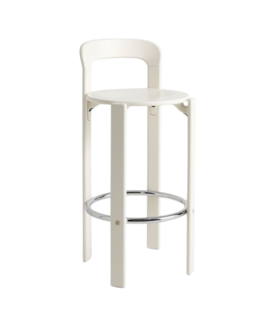 Rey Bar Stool High cream white