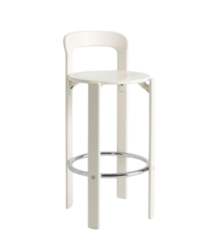 Rey Bar Stool High cream white