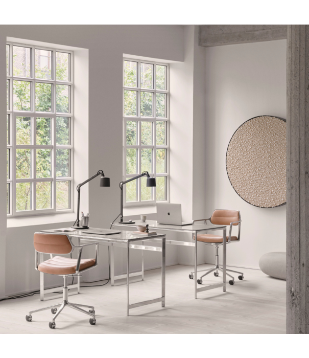 Vipp  Vipp 430 Studio Desk chrome, ocean grey marble