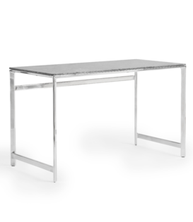 Vipp 430 Studio Desk chrome, grey marble