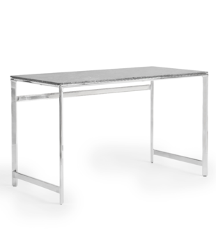 Vipp 430 Studio Desk chrome, grey marble