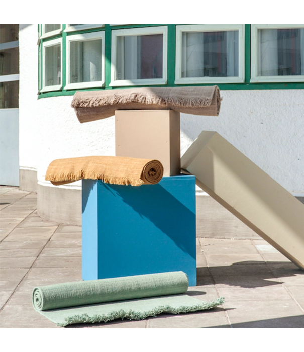 Finarte Finarte Vega Wol Vloerkleed Ochre