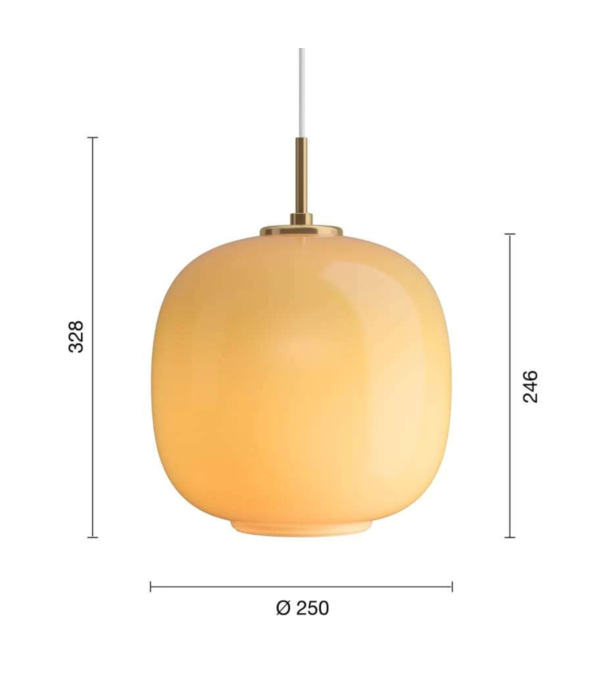 Louis Poulsen  Louis Poulsen VL45 Radiohus Pendant Ø250, brass