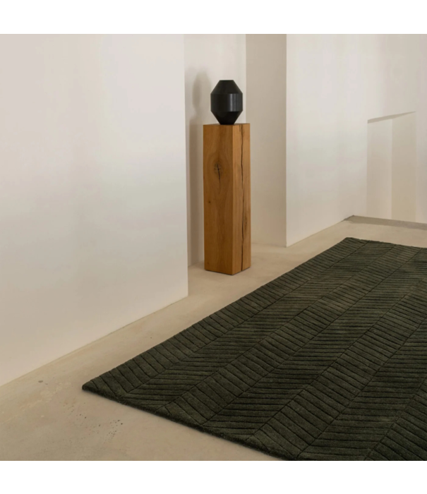 Massimo Copenhagen  Massimo Surface Vein Rug Forest Green