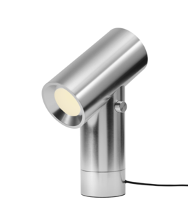 Beam Table Lamp large polished aluminium H45