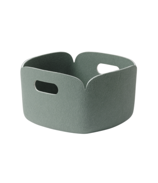 Restore Basket dusty green 28 x 28