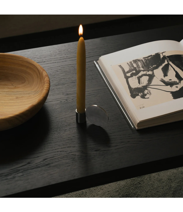 Frama  Frama Fundament kandelaar set van drie / brushed stainless steel