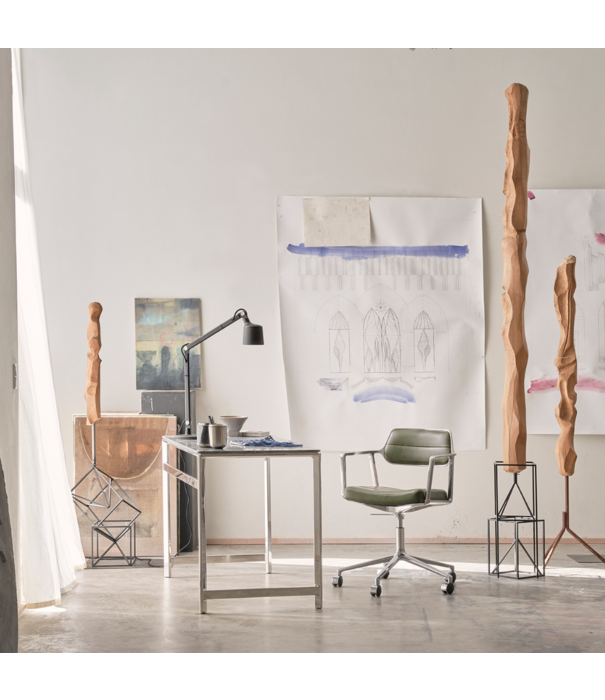 Vipp  Vipp 453+ Swivel Stoel met gaslift en wielen