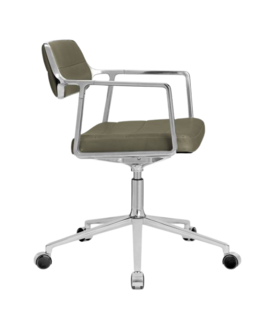 Vipp 453+ Swivel Chair gas lift / 5 star base with castors