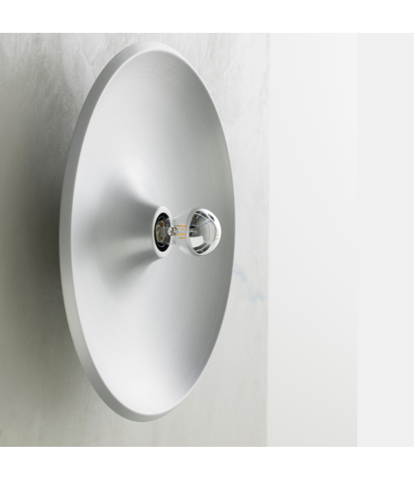 Astep  Astep Model 262 Wandlamp satijn aluminium, met schakelaar